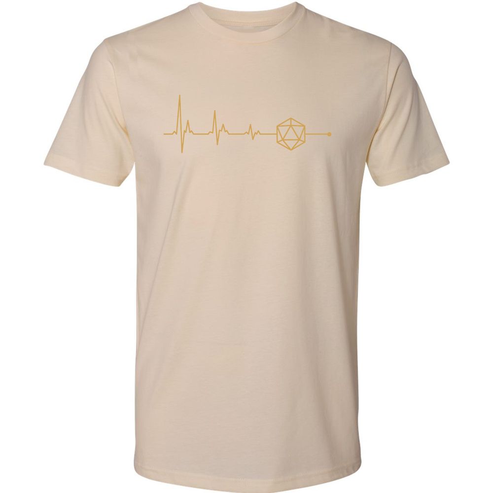 D20 Dice Is My Life Premium Unisex T-Shirt - Cream - 14