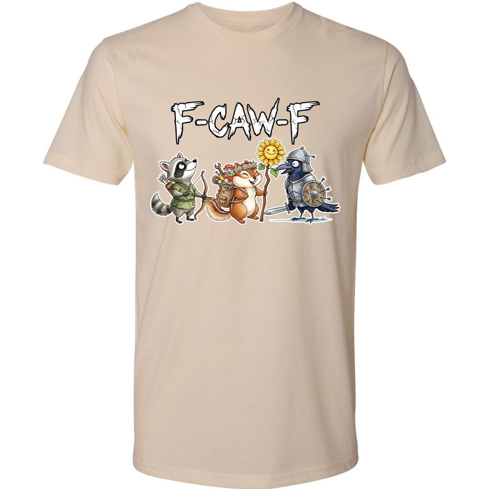 F-CAW-F Adventuring party Premium Unisex T-Shirt - Cream - 14