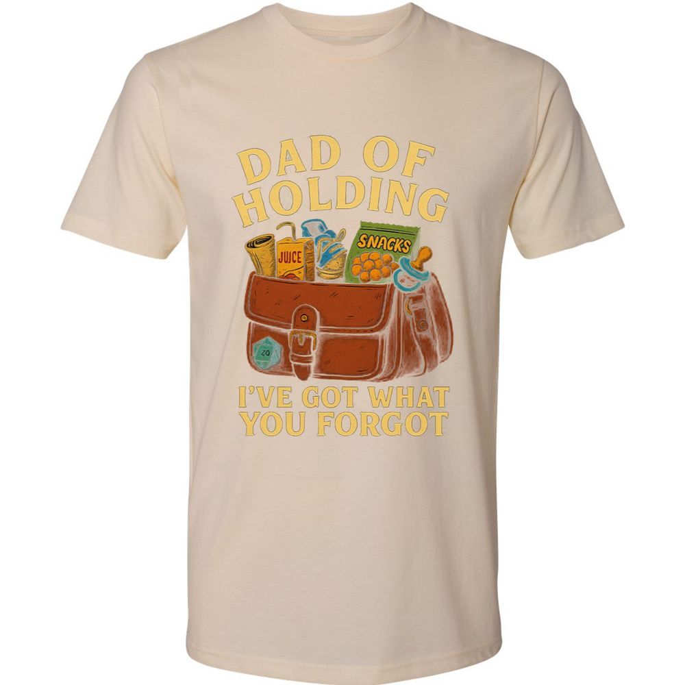 Dad Of Holding Premium Unisex T-Shirt - Cream - 14