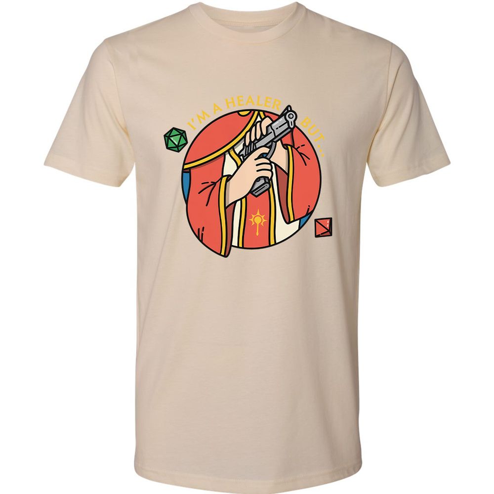 I'm A Healer But Premium Unisex T-Shirt - Cream - 14