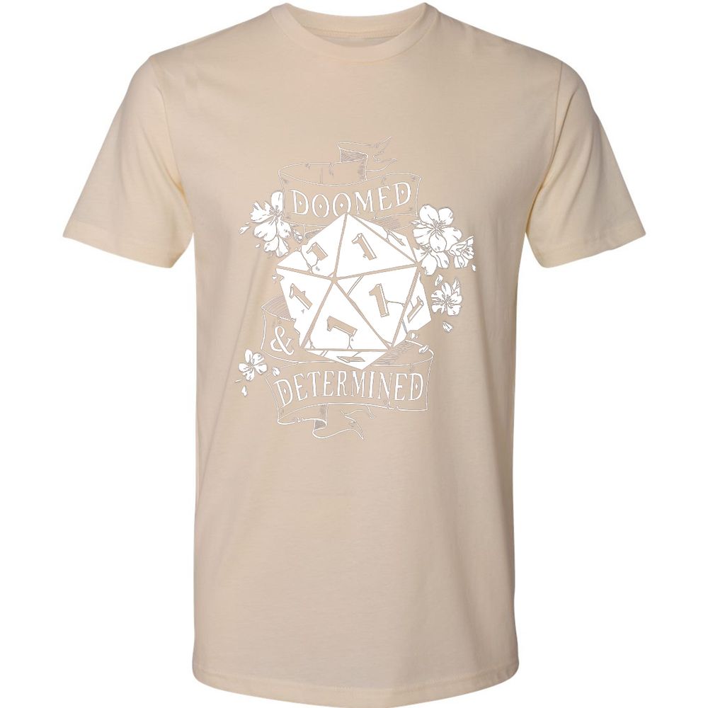 Doomed Determined Premium Unisex T-Shirt - Cream - 14