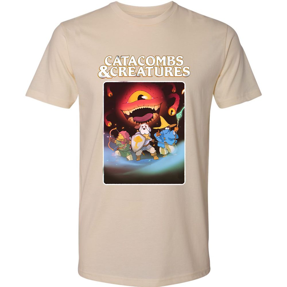 Catacombs & Creatures Premium Unisex T-Shirt - Cream - 14