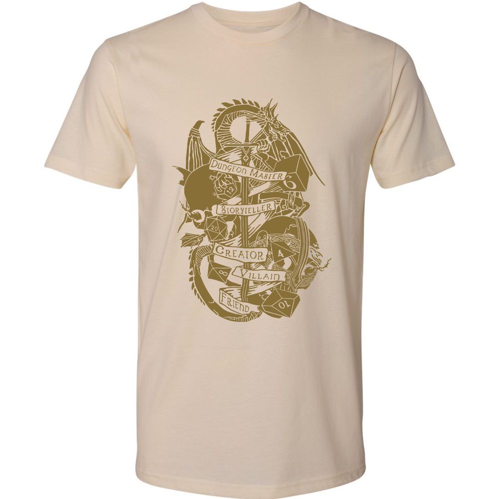 Dungeon Master Dragon Premium Unisex T-Shirt - Cream - 14