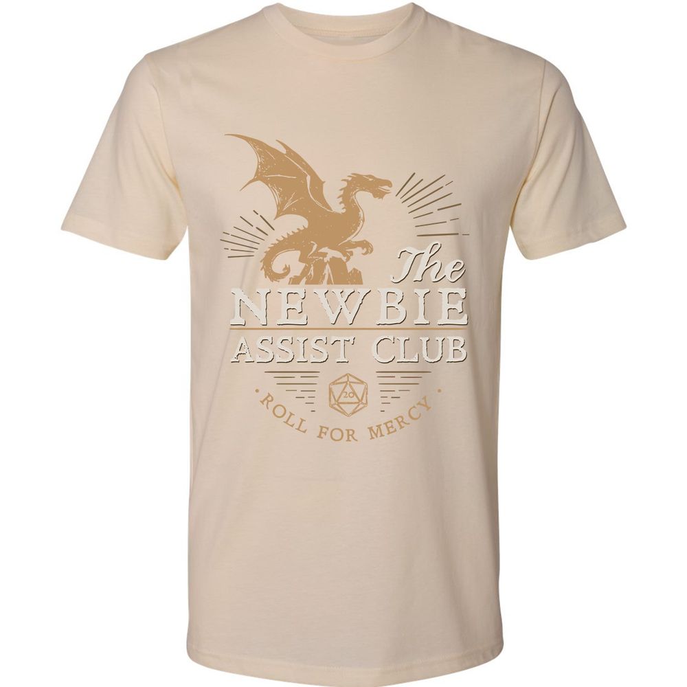 The Newbie Assist Club Premium Unisex T-Shirt - Cream - 14
