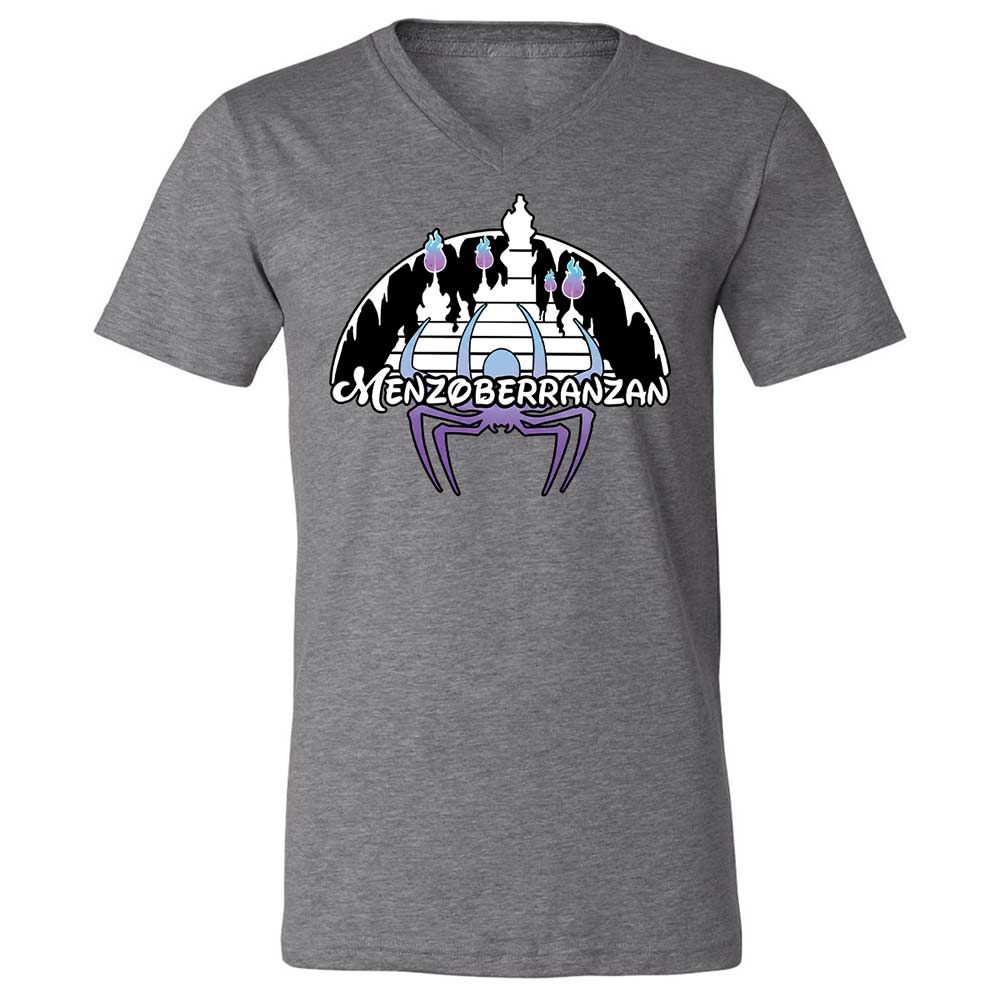 Menzoberranzan Unisex V-Neck T-Shirt - Deep Heather - 14