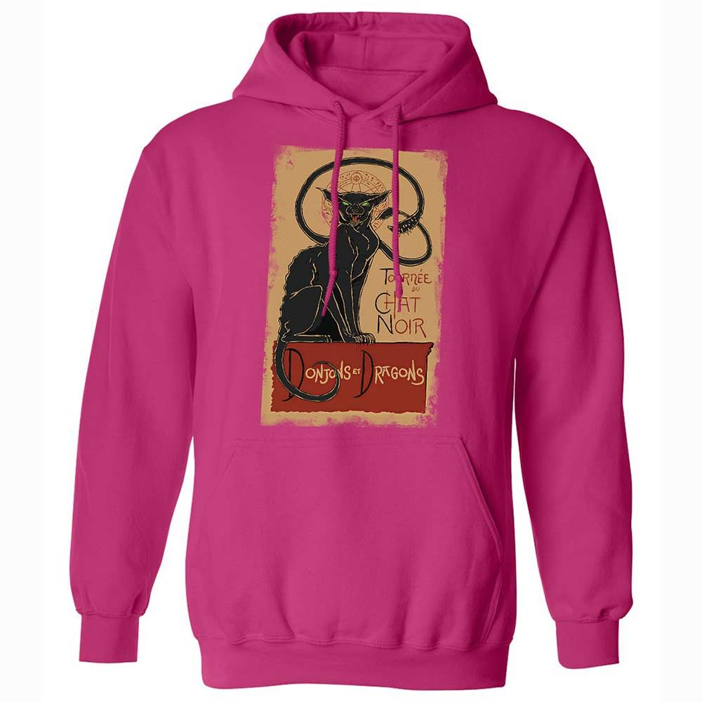 Tournee Du Chat Noir Classic Unisex Hoodie - Heliconia - 14