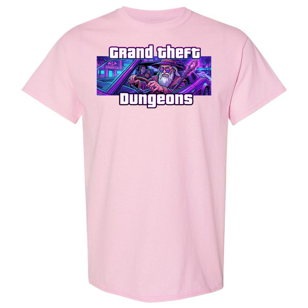 Grand Theft Dungeons Miami - Light Pink - 14