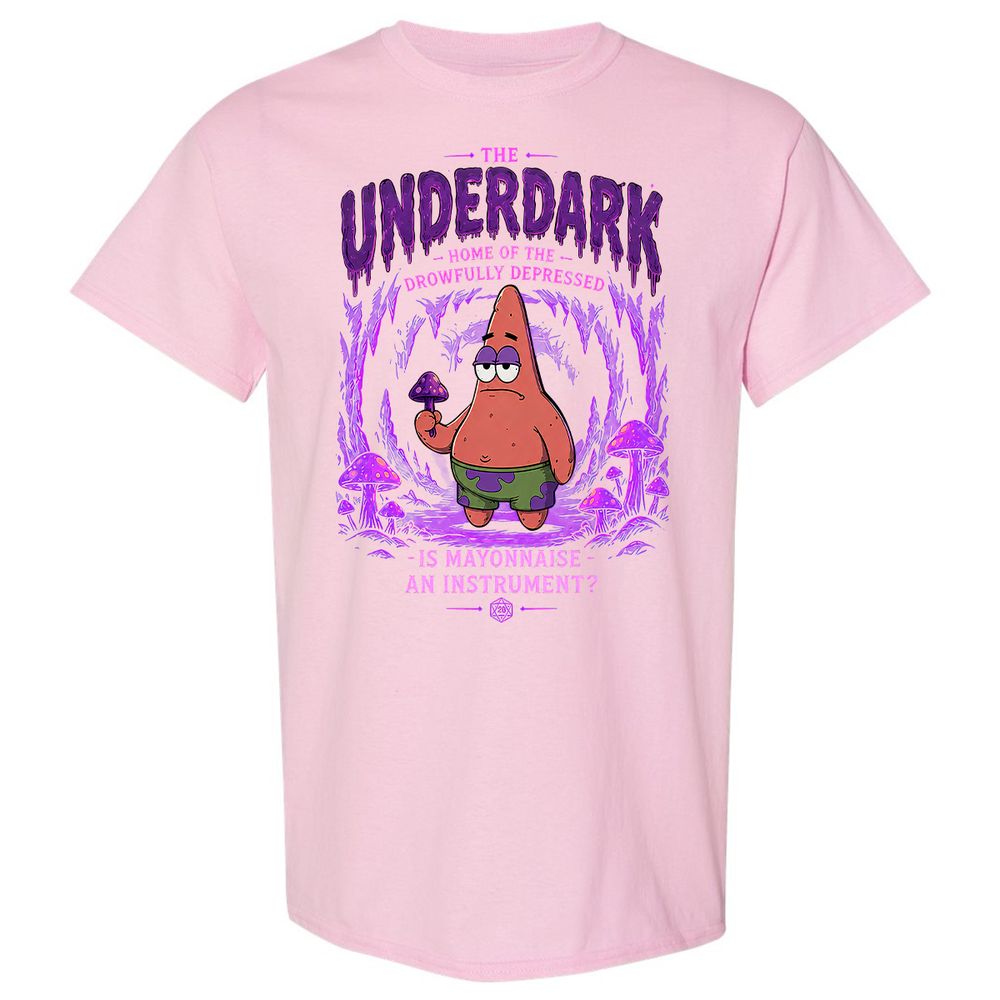 The Underdark Classic Unisex T-Shirt - Light Pink - 14