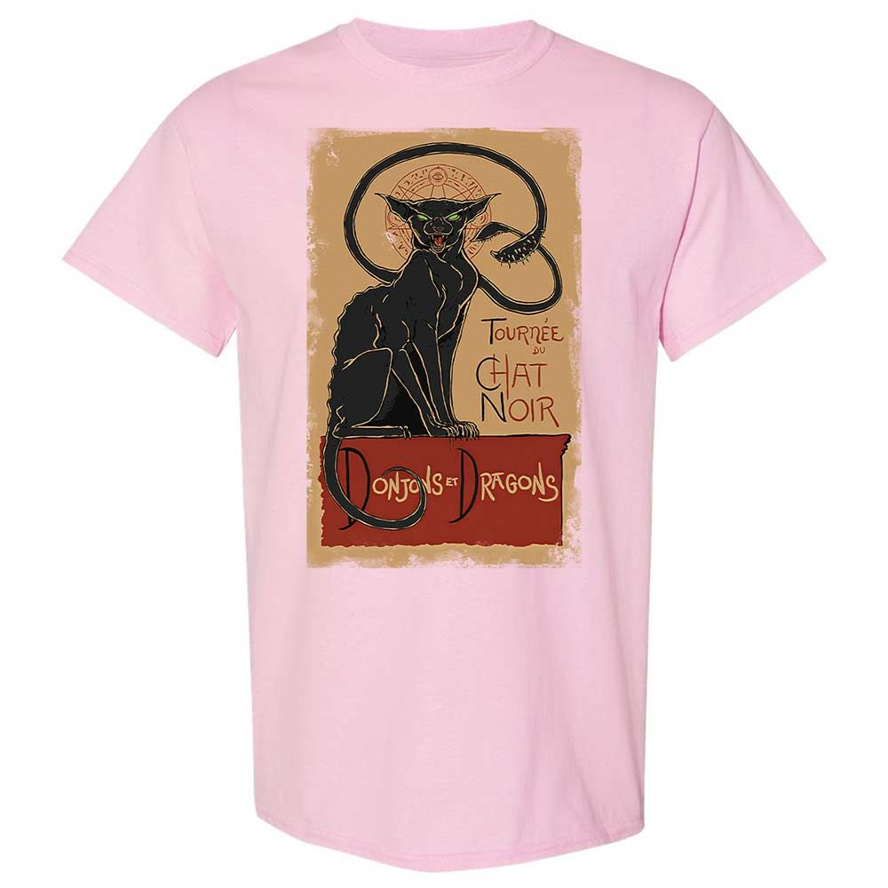 Tournee Du Chat Noir Classic Unisex T-Shirt - Light Pink - 14