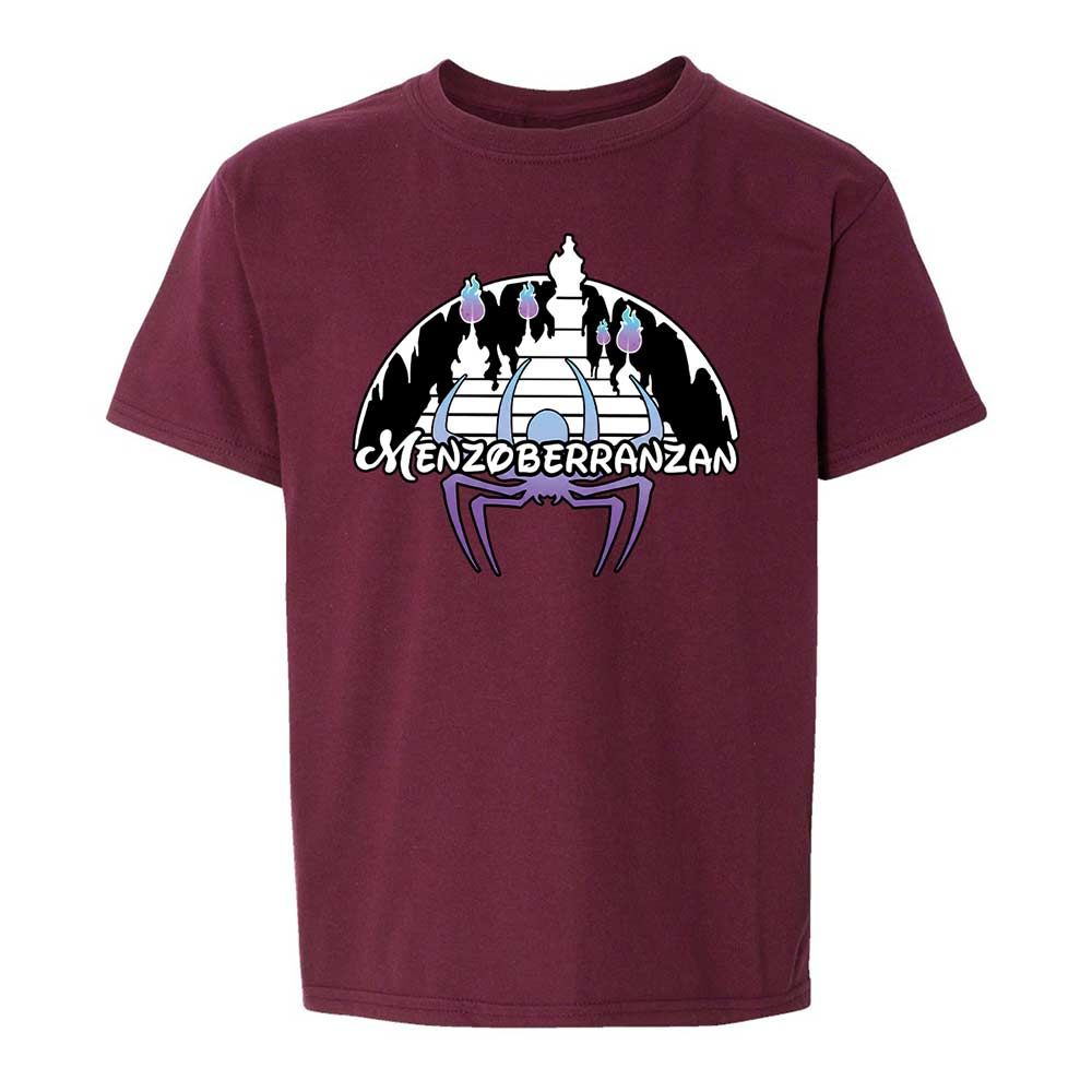 Menzoberranzan Kids T-Shirt - Maroon - 14