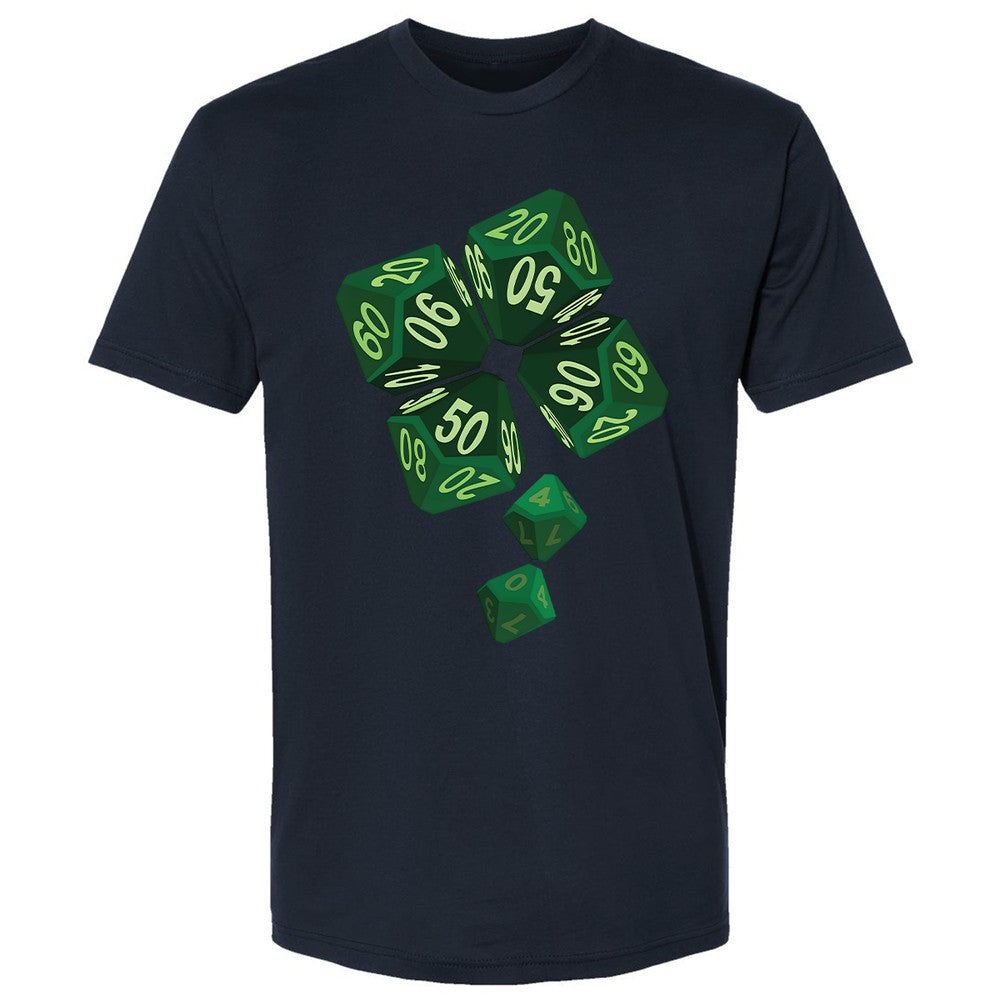 Dice Clover Premium Unisex T-Shirt - Midnight Navy - 14