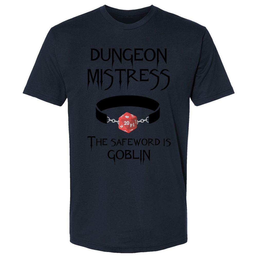 Dungeon Mistress Premium Unisex T-Shirt - Midnight Navy - 14