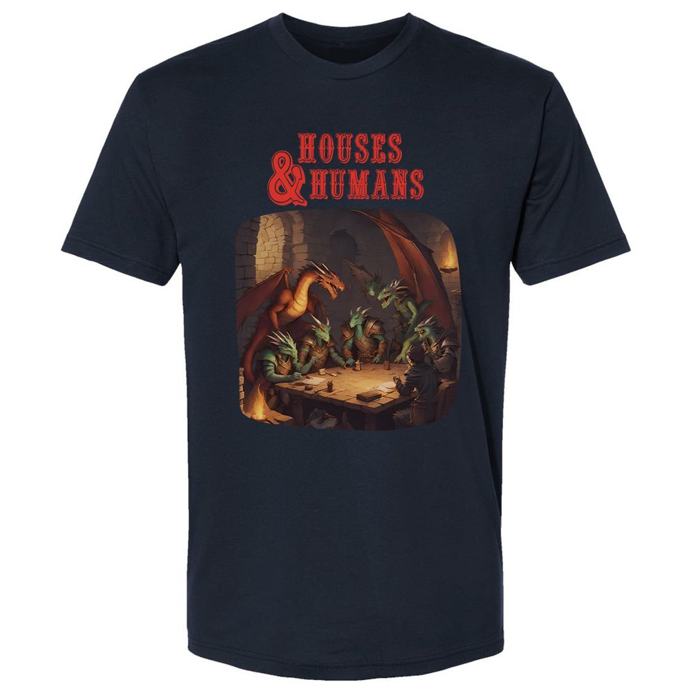 Houses And Humans Premium Unisex T-Shirt - Midnight Navy - 14
