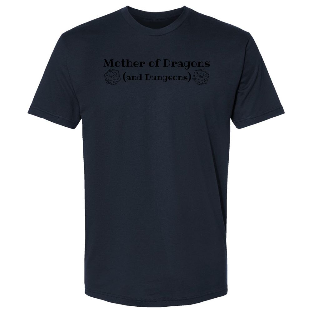 Mother Of Dragons Premium Unisex T-Shirt - Midnight Navy - 14