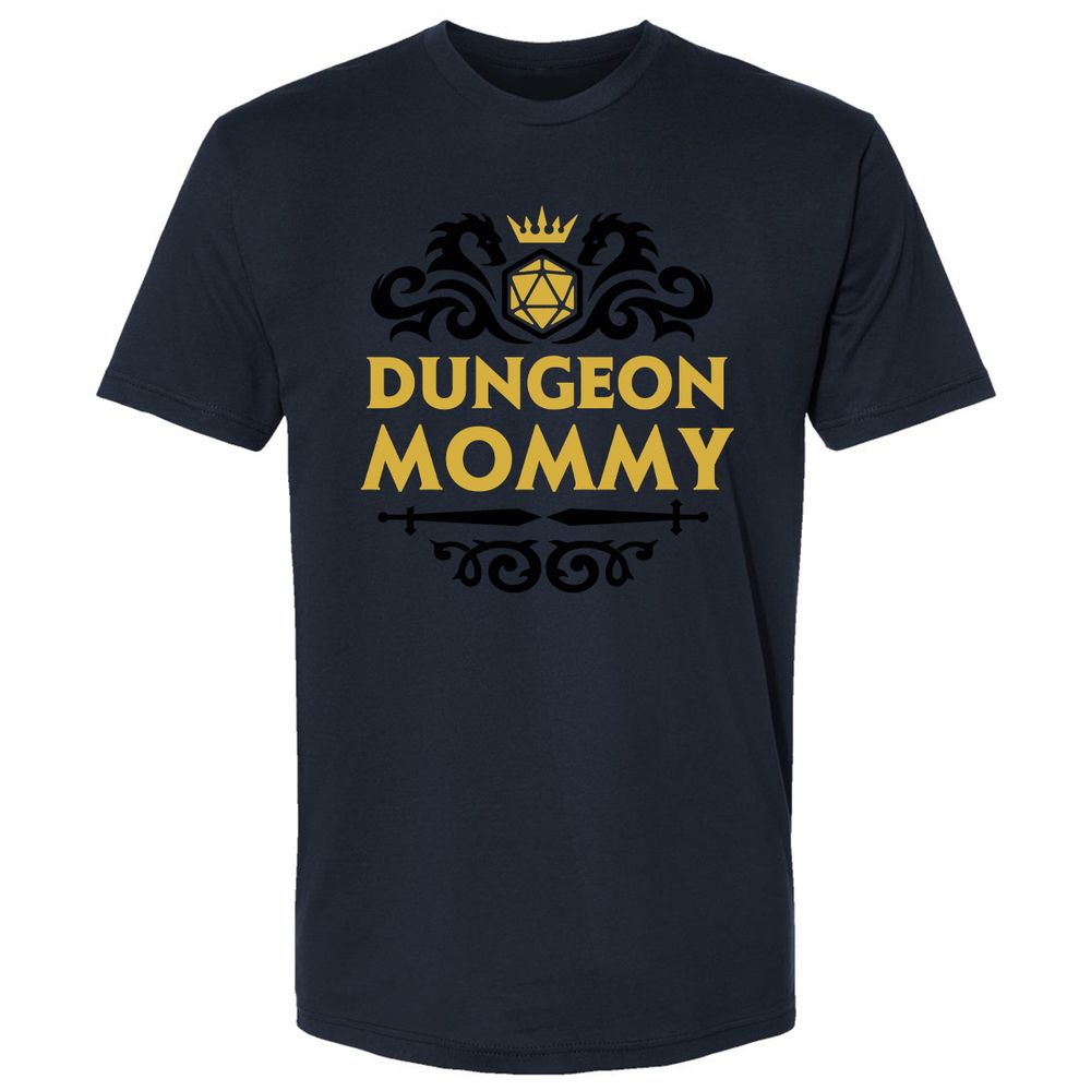 Dungeon Mommy Premium Unisex T-Shirt - Midnight Navy - 14