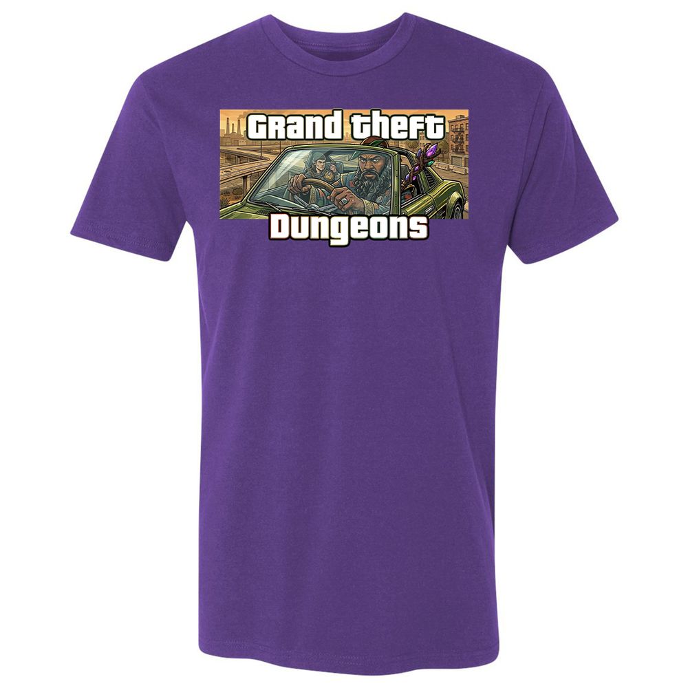 Grand Theft Dungeons Premium Unisex T-Shirt - Purple Rush - 14