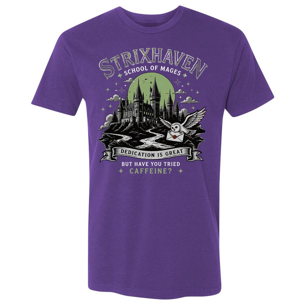 Strixhaven - School Of Mages Premium Unisex T-Shirt - Purple Rush - 14