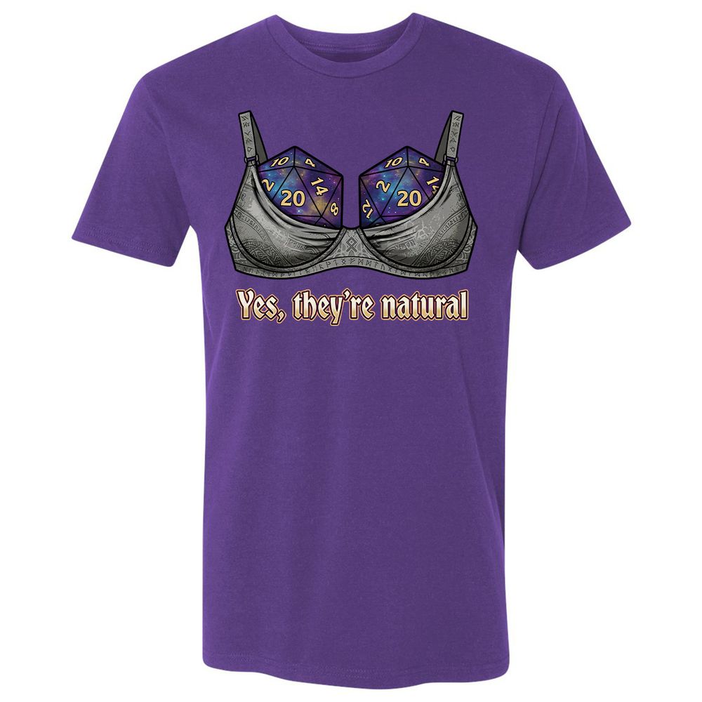 They Are Natural Nat20 Premium Unisex T-Shirt - Purple Rush - 14