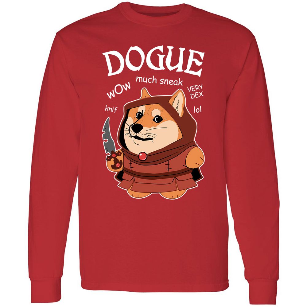 Dogue Class Long Sleeve T-Shirt - Red - 14