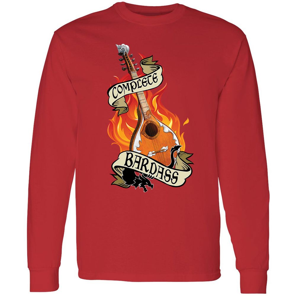 Complete Bardass Long Sleeve T-Shirt - Red - 14