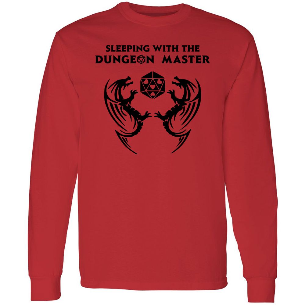 Sleeping With The DM Long Sleeve T-Shirt - Red - 14