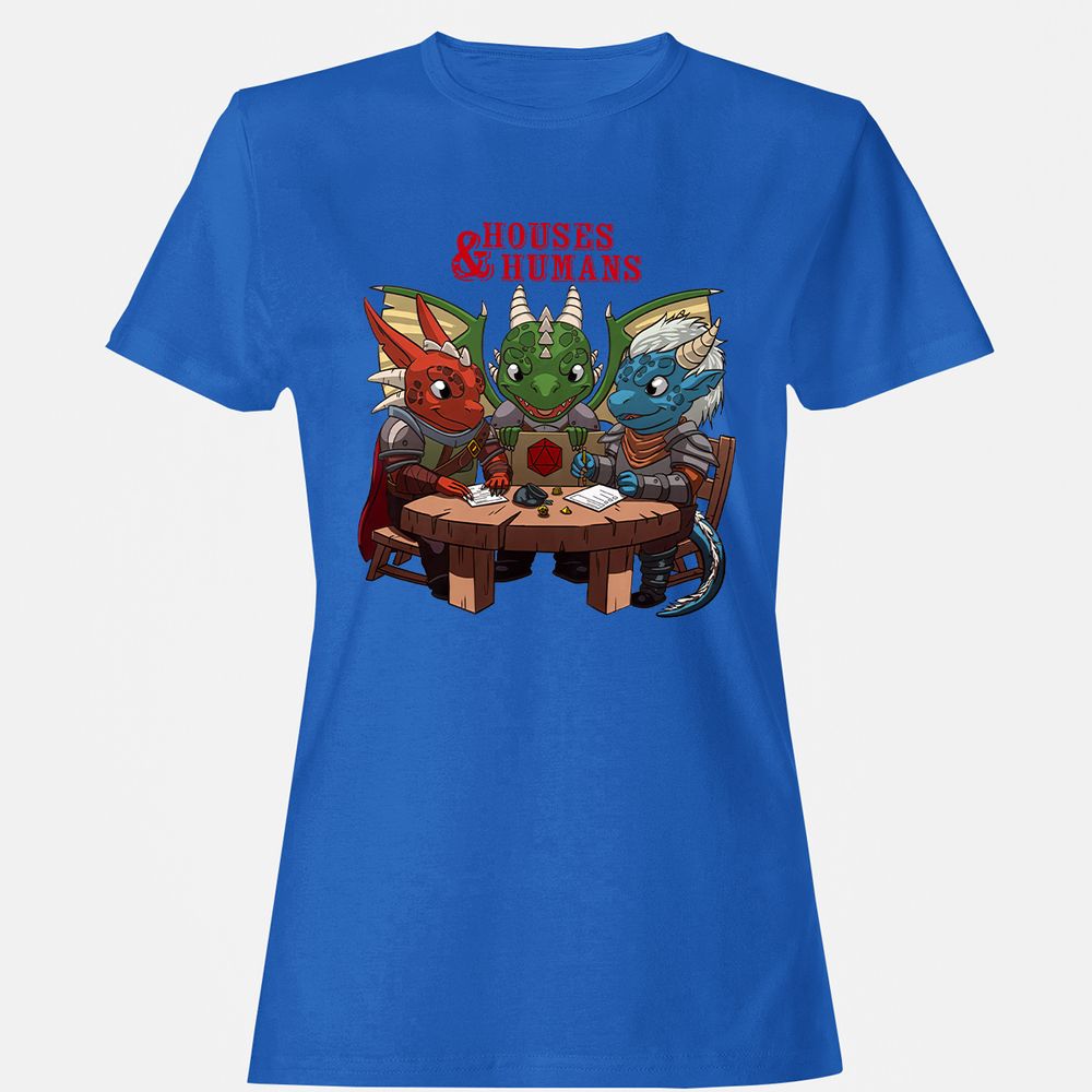 Houses & Humans Women's T-Shirt - Royal - 14