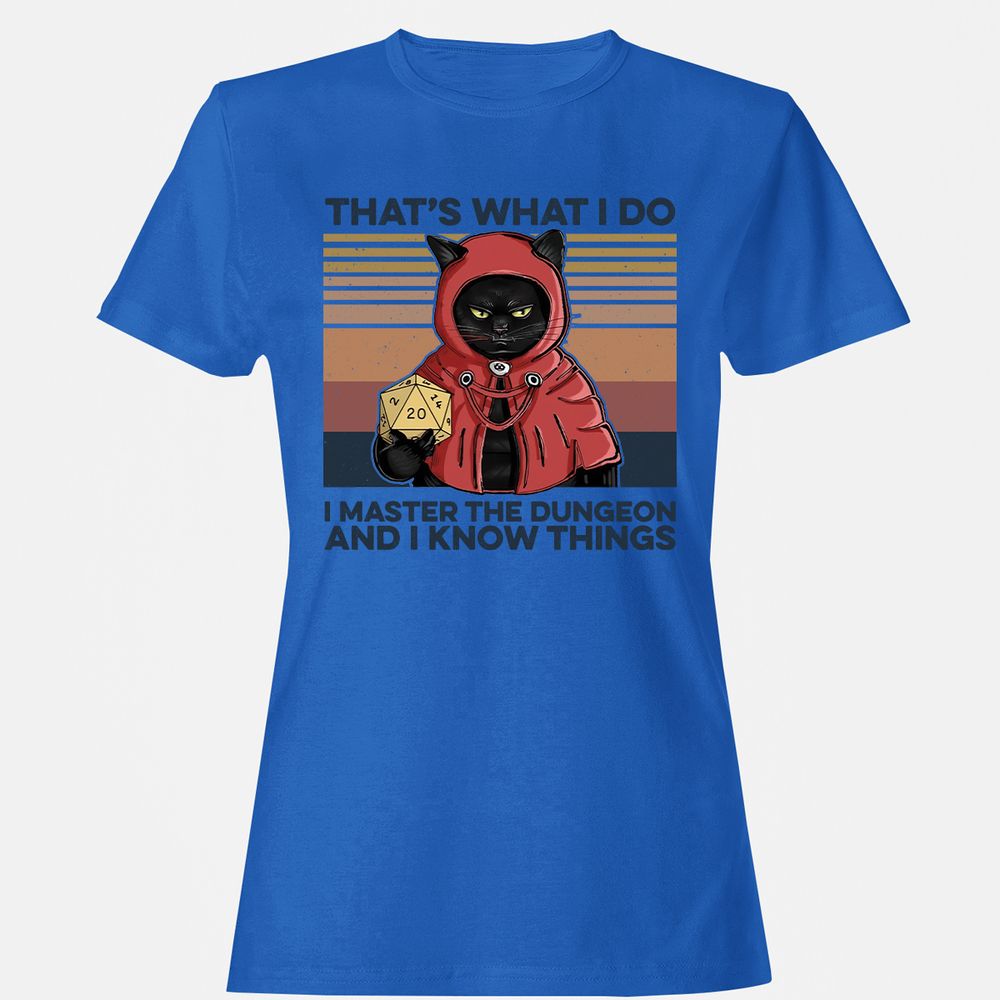 I Master The Dungeons Women's T-Shirt - Royal - 14