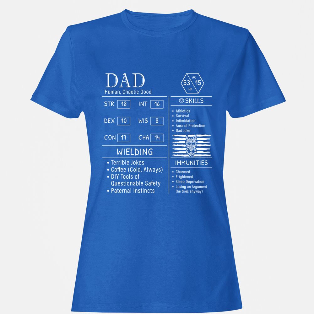 Dad Stats New - Royal - 14