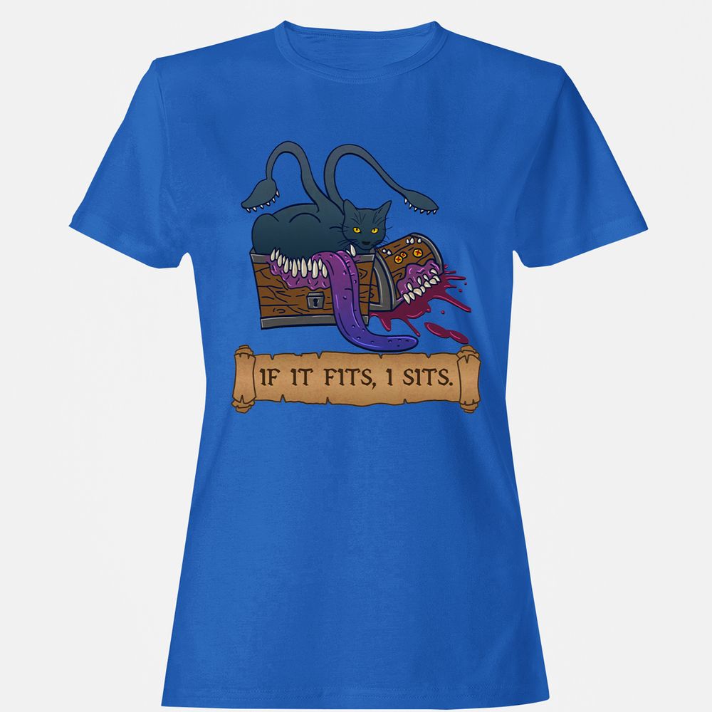 If It Fits I Sits Women's T-Shirt - Royal - 14