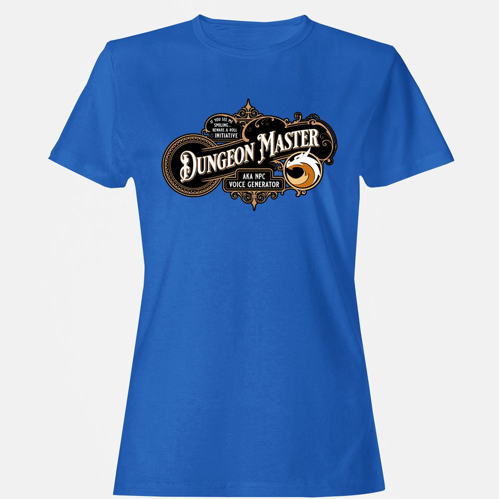 Dungeon Master Women's T-Shirt - Royal - 14