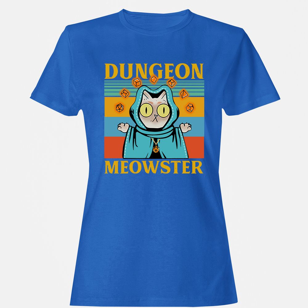 Dungeon Meowster Women's T-Shirt - Royal - 14