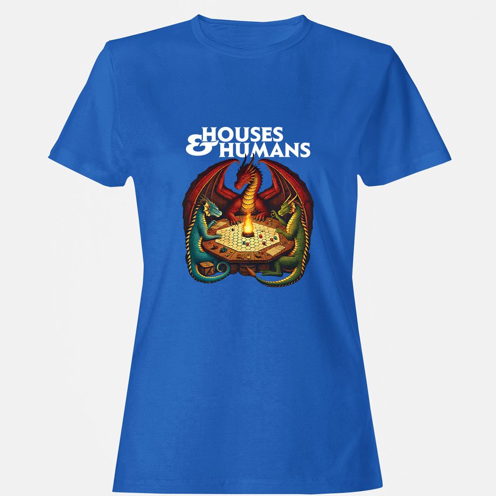 Houses & Humans Women's T-Shirt - Royal - 14