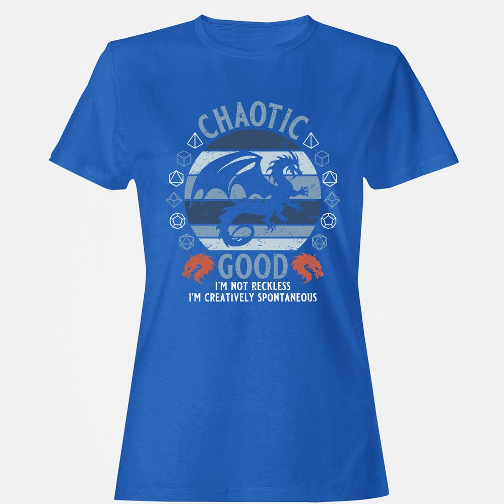 Chaotic Good 2 Women's T-Shirt - Royal - 14
