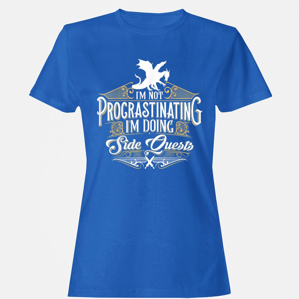 I'm Doing Side Quests Women's T-Shirt - Royal - 14