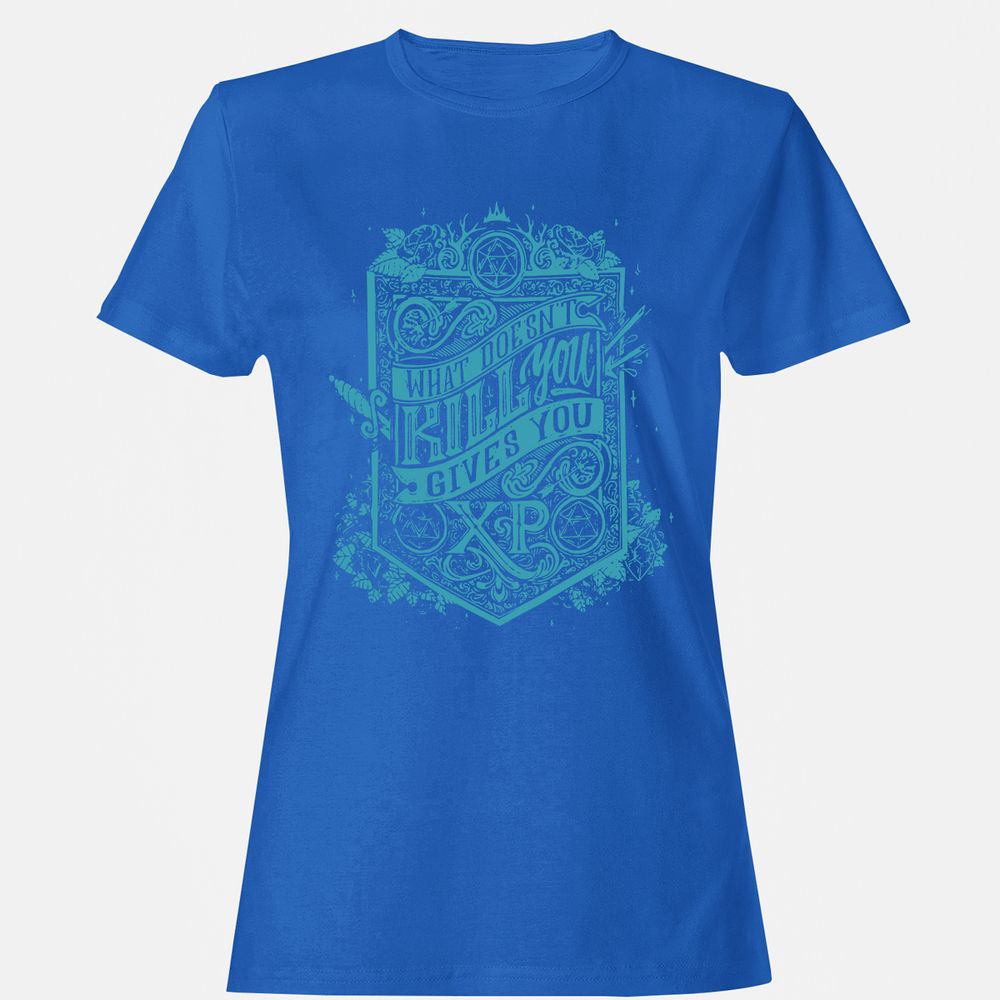 What Doesn't Kill You Gives You XP Women's T-Shirt - Royal - 14