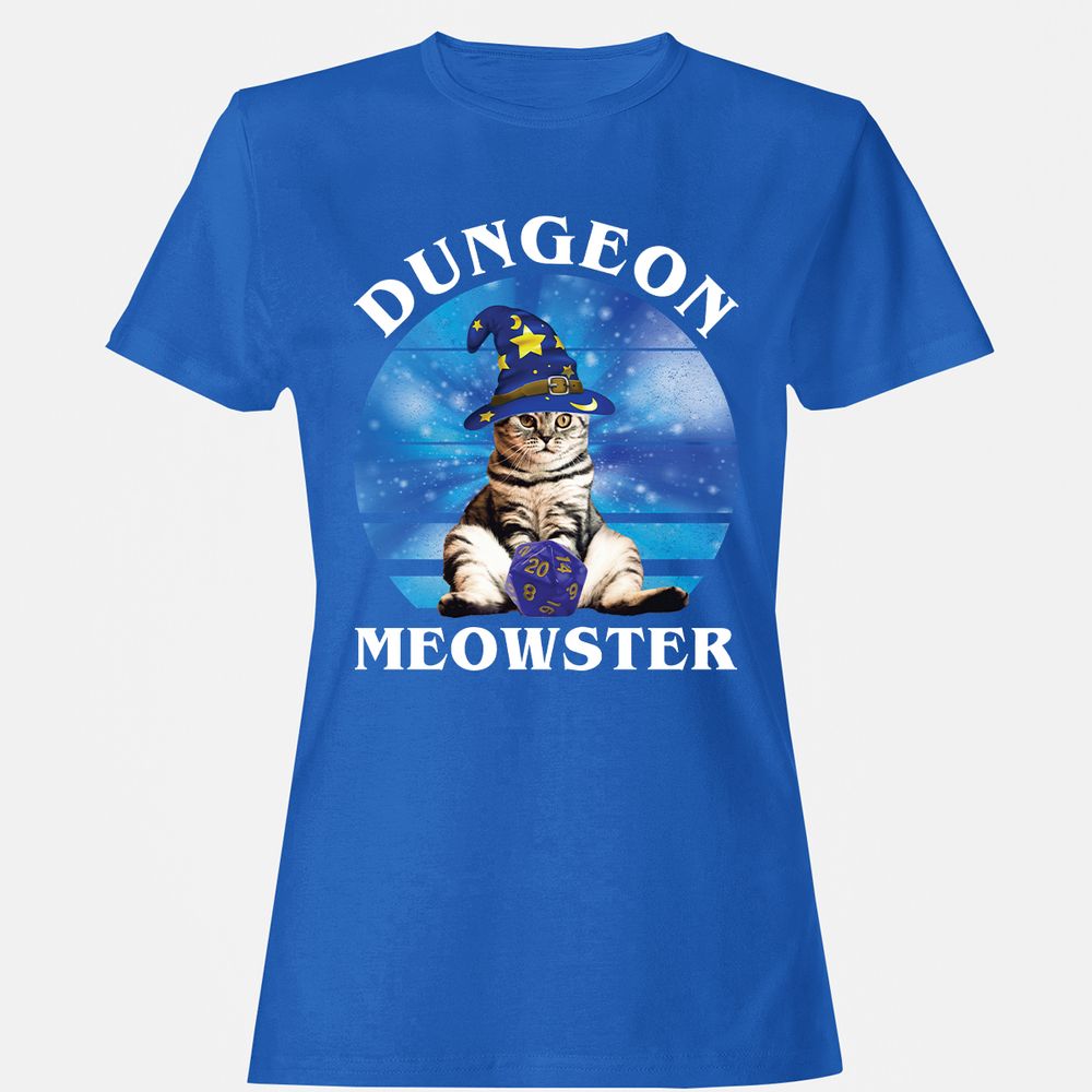 Dungeon Meowster Vintage Women's T-Shirt - Royal - 14