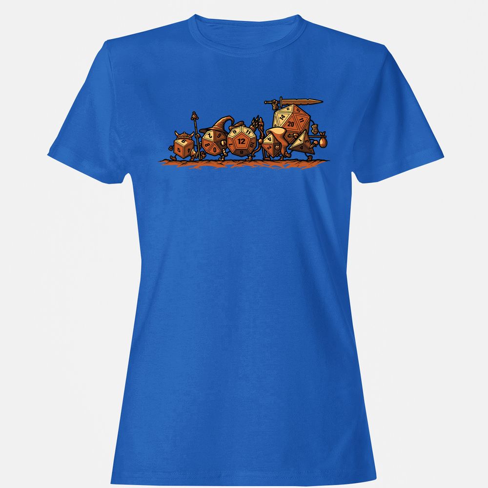 Fellowship Of The Dices Women's T-Shirt - Royal - 14
