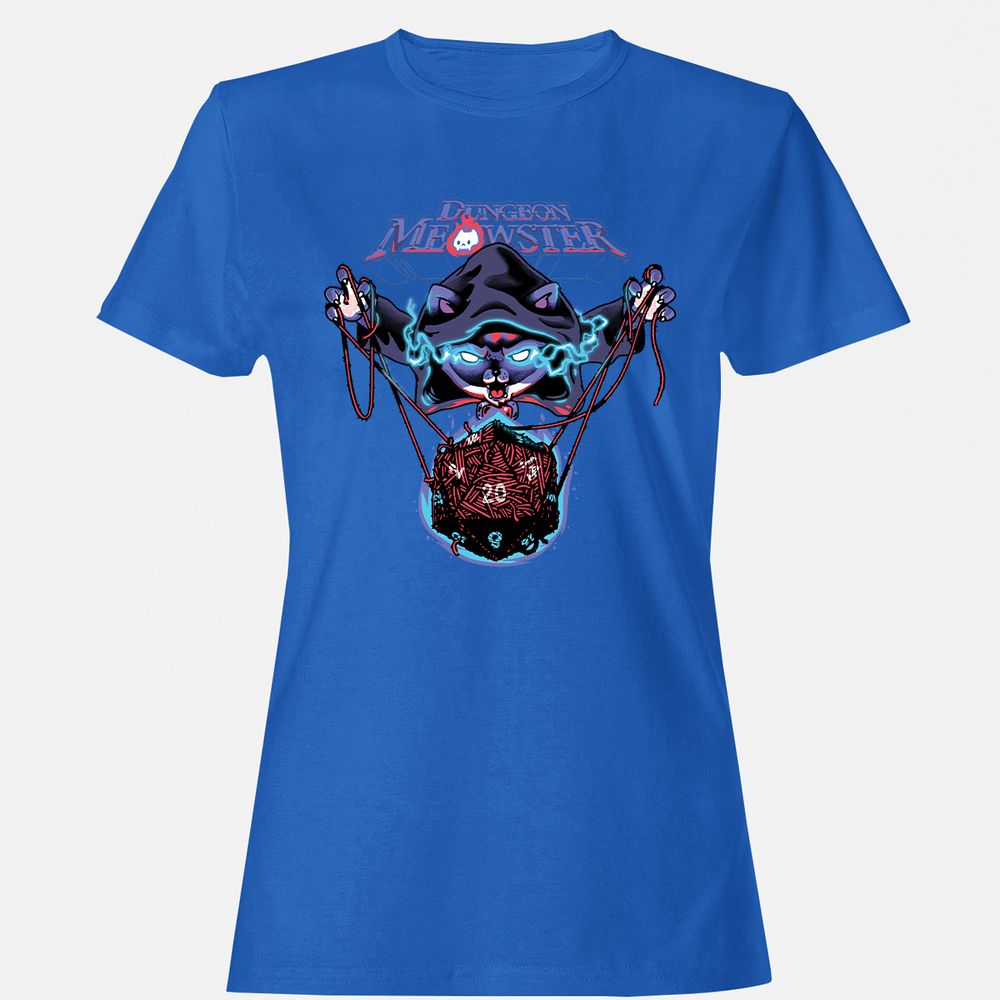 Dungeon Meowster Women's T-Shirt - Royal - 14