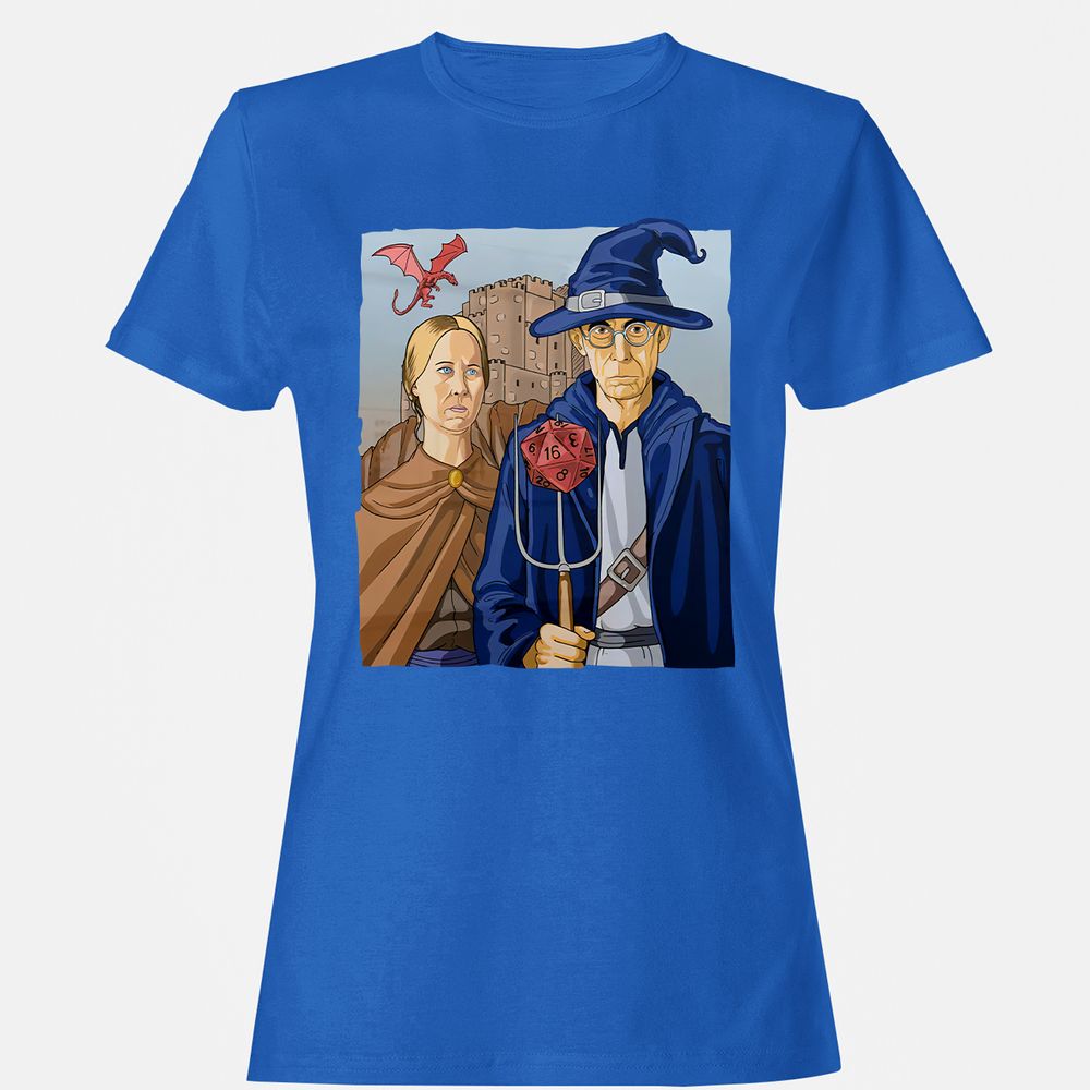 DnD Gothic Women's T-Shirt - Royal - 14