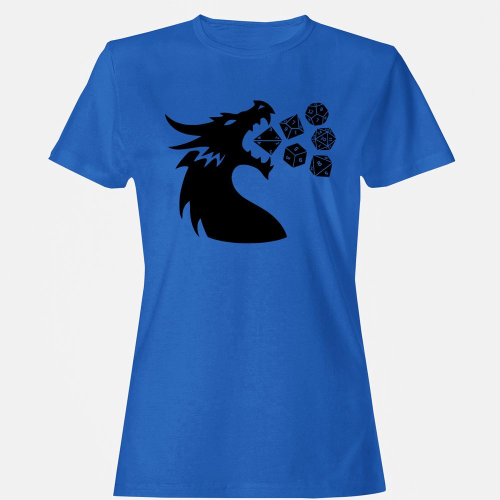 Pac And Dragon Women's T-Shirt - Royal - 14
