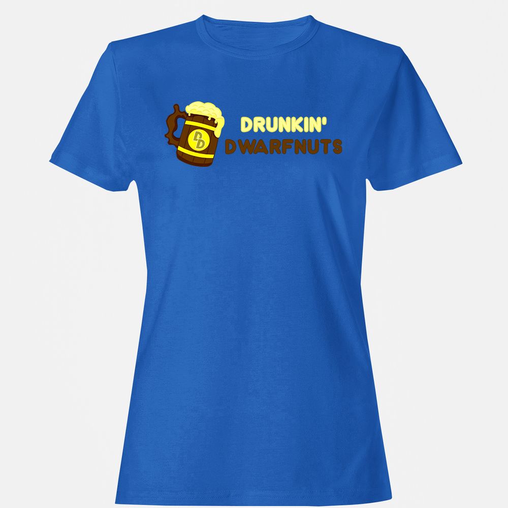 Drunkin' Dwartnuts Women's T-Shirt - Royal - 14