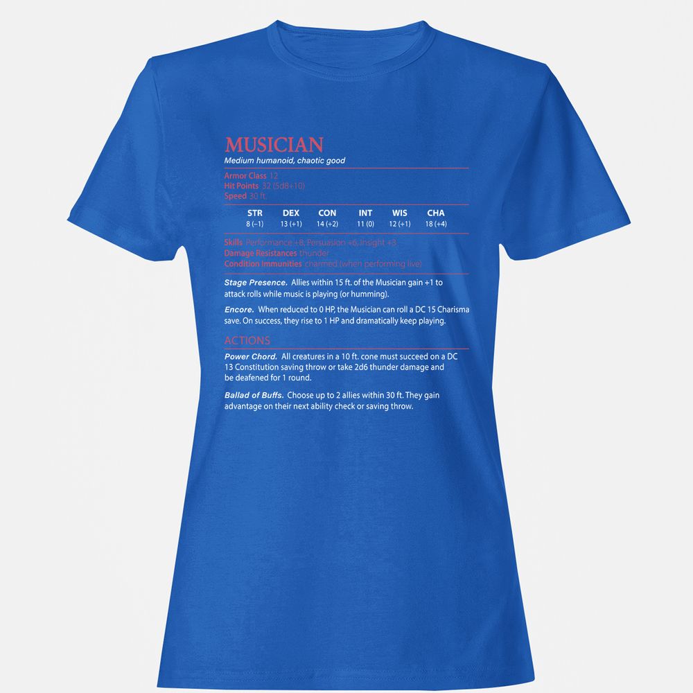 Musician Stats - Royal - 14