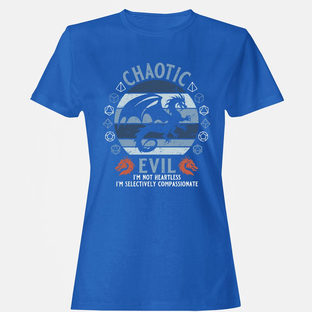 Chaotic Evil 2 Women's T-Shirt - Royal - 14