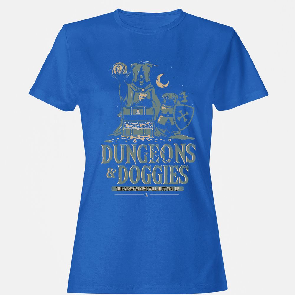 Dungeons & Doggies Women's T-Shirt - Royal - 14