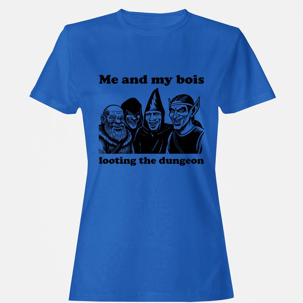Me and my bois looting the dungeon Women's T-Shirt - Royal - 14