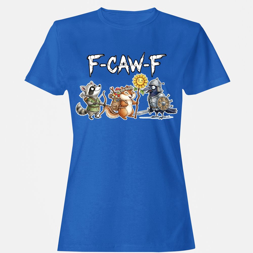F-CAW-F Adventuring party Women's T-Shirt - Royal - 14
