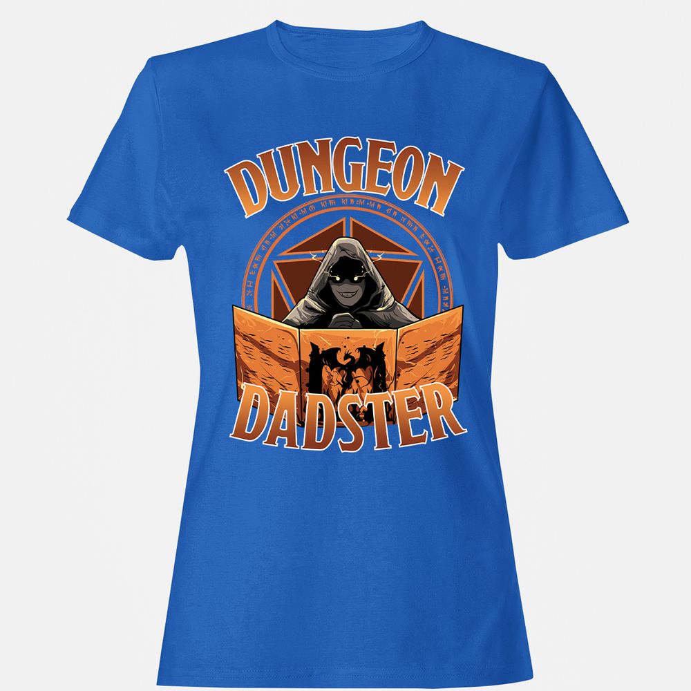 Dungeon Dadster Women's T-Shirt - Royal - 14