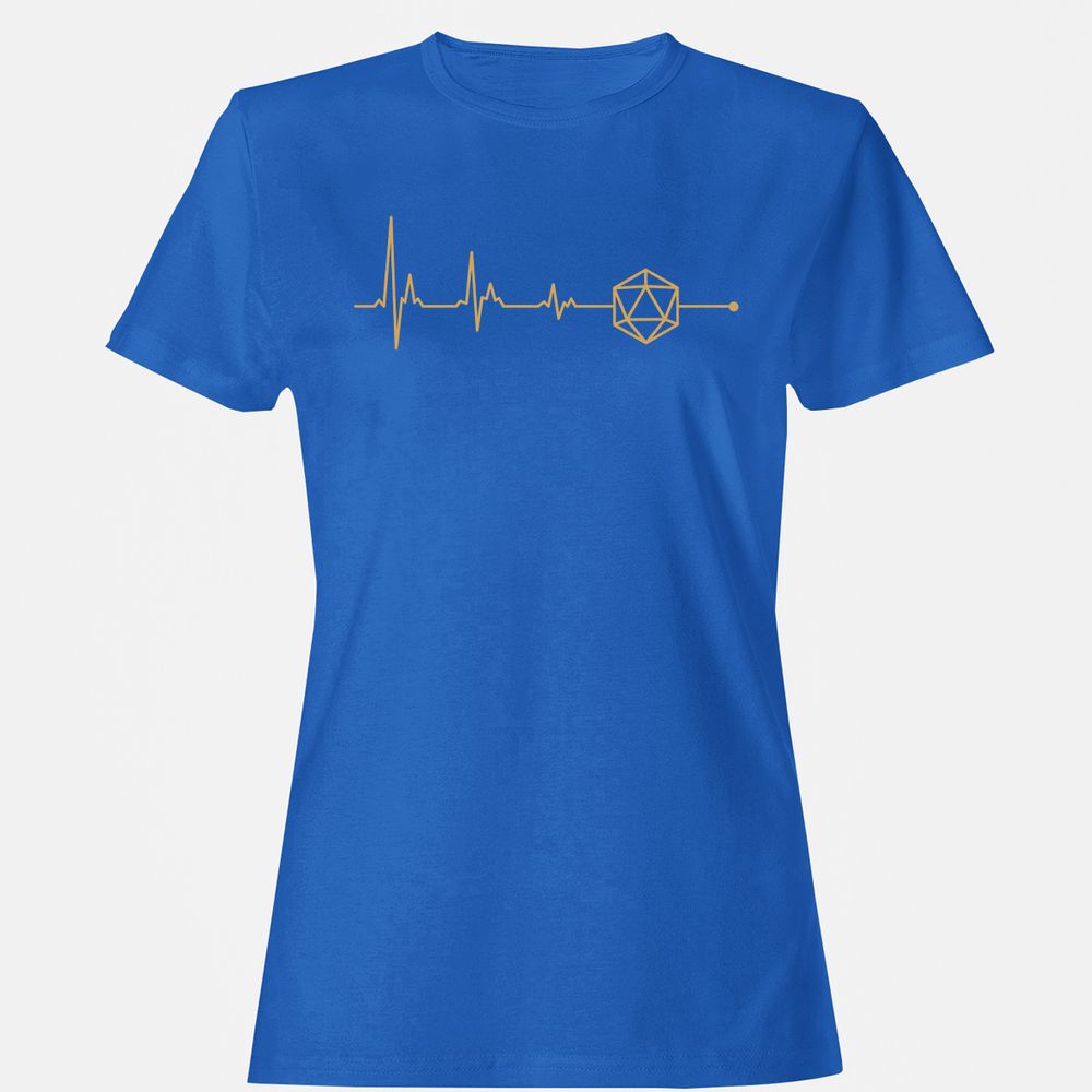 D20 Dice Is My Life Women's T-Shirt - Royal - 14
