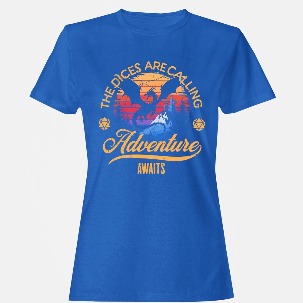 The Dices Are Calling Women's T-Shirt - Royal - 14
