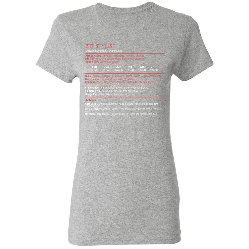 Pet Stylist Stats Block - Sport Grey - 14